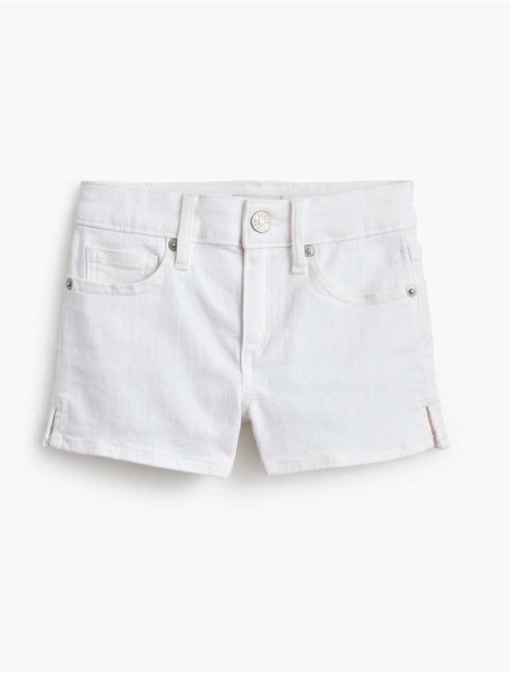 **NWT** J Crew- Crewcuts White Girl’s Denim Shorts - Classic Everyday Style